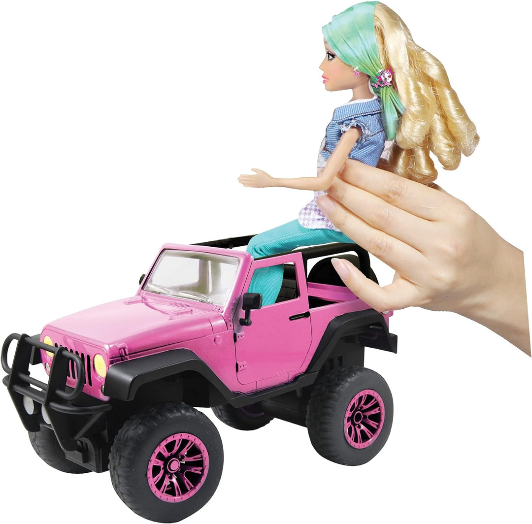 Dickie Toys – RC Girlmazing Jeep Wrangler – ferngesteuertes Auto, RC Auto, Spielzeugauto mit 2-Kanal