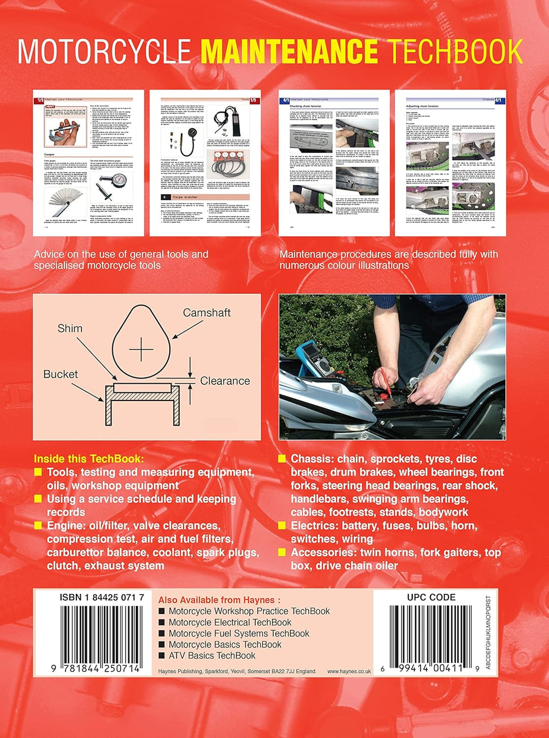 Motorcycle Maintenance Techbook (Haynes Service and Repair Manual Series)