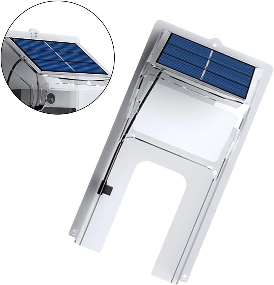 Cloudpower Solarbetriebene Türklingel-Regenschutz, kabellose Türklingel-Abdeckung, wasserdichte Vide