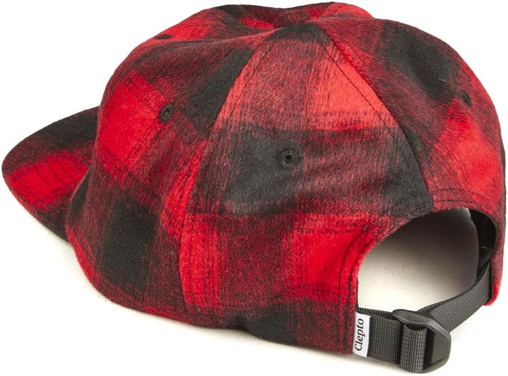 Cleptomanicx 6-Panel Cap Checker (Black)