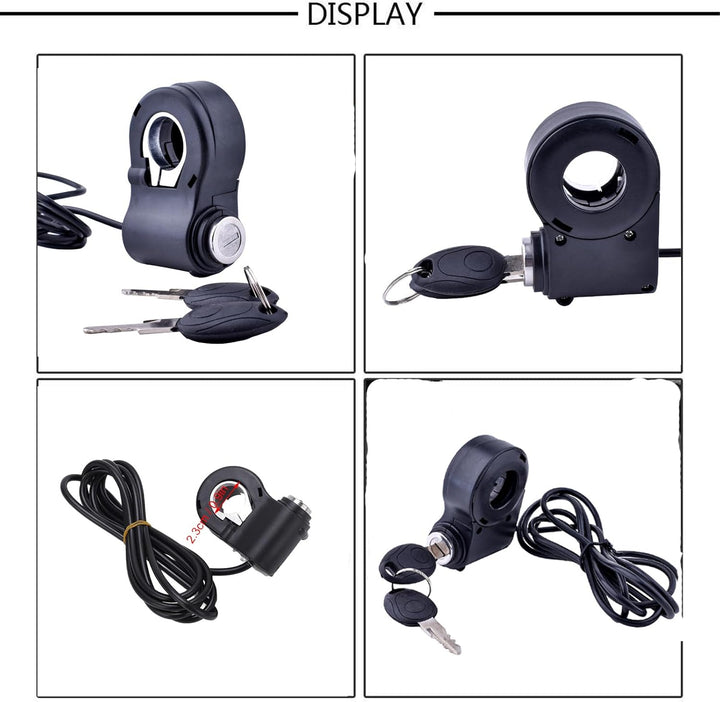Kunray Universeller E-Bike Daumengashebel 12V-96V E Scooter Gashebel mit E Scooter LED Anzeige Spann