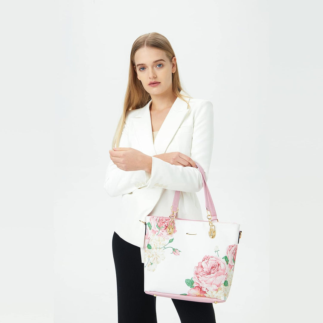 2E-youth - Ol; retro, lässig Damen 1c - Rosa & Weiss, 1c - Rosa & Weiss