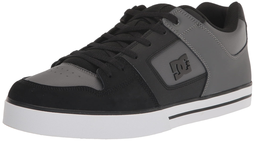 DC Shoes Herren Pure SHOE-D0300660-0WPD-black Skate-Schuh 43 EU Schwarz Grau Grau, 43 EU Schwarz Gra