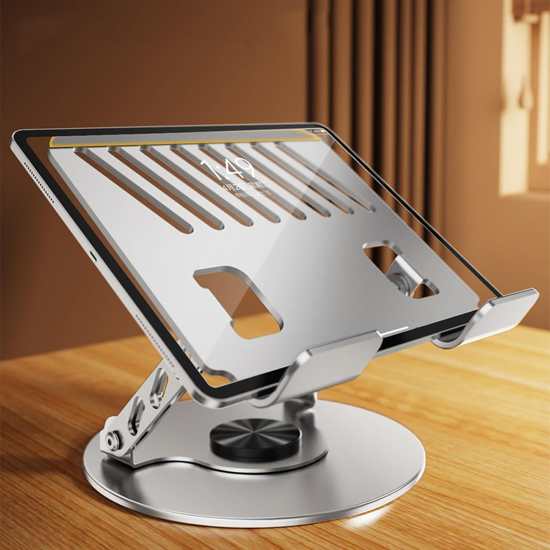Laptop Ständer Verstellbarer Laptopständer 360° Drehbar Ergonomischer Laptop Halterung Belüfteter No