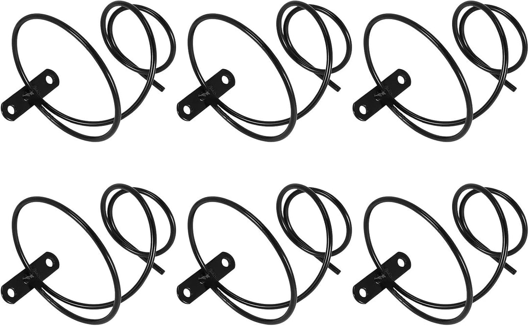 Packung mit 6 An der Wand Montierten Wein Regalen - Rot Wein Flaschen Display Halter mit Schrauben,