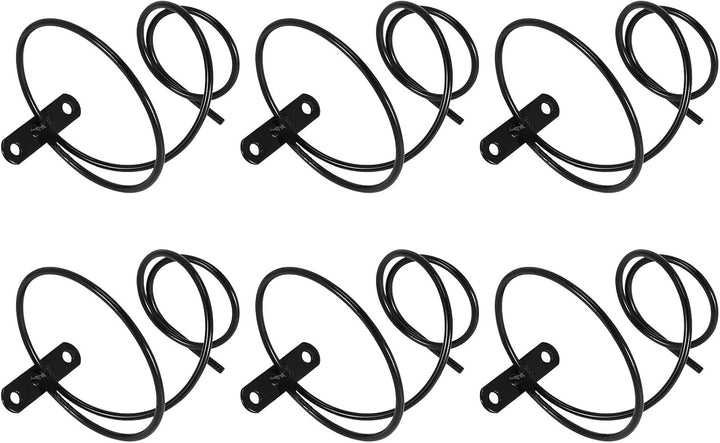 Packung mit 6 An der Wand Montierten Wein Regalen - Rot Wein Flaschen Display Halter mit Schrauben,