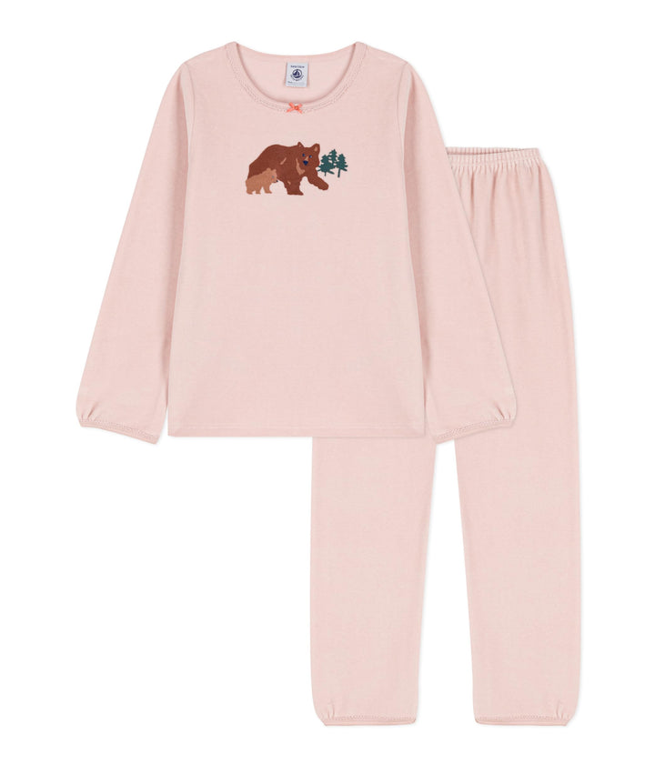 Petit Bateau Mädchen Pyjama 3 Jahre Rosa Saline, 3 Jahre Rosa Saline