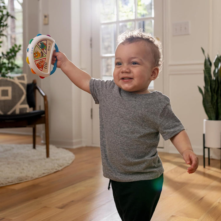 Baby Einstein, Hape Tap & Shake Magic Touch Tamburin – Musikalisches Babyspielzeug, Fördert Feinmoto