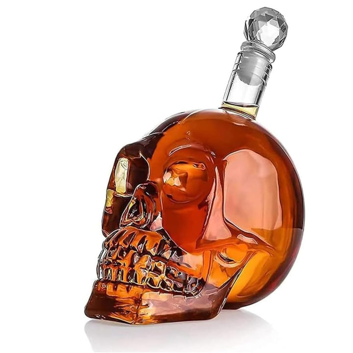 Whiskey Skull, Whiskey Karaffe Dekanter, Karaffe mit luftdichtem Glass Stopper, Skull Head Design, f