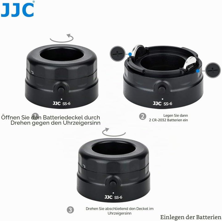 JJC Universal-Lupe Reinigungs mit 7-facher Vergrösserung und LED-Beleuchtung für DSLR/Mirrorless Kam
