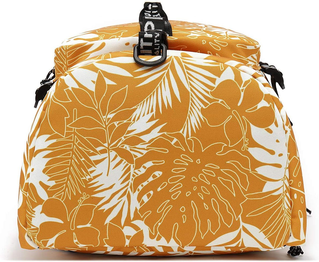 Sporttasche, Rucksack, 4-Wege-wasserdicht, mit Schuhfach für Reisen, Sport, Wandern, Laptop, senfgel