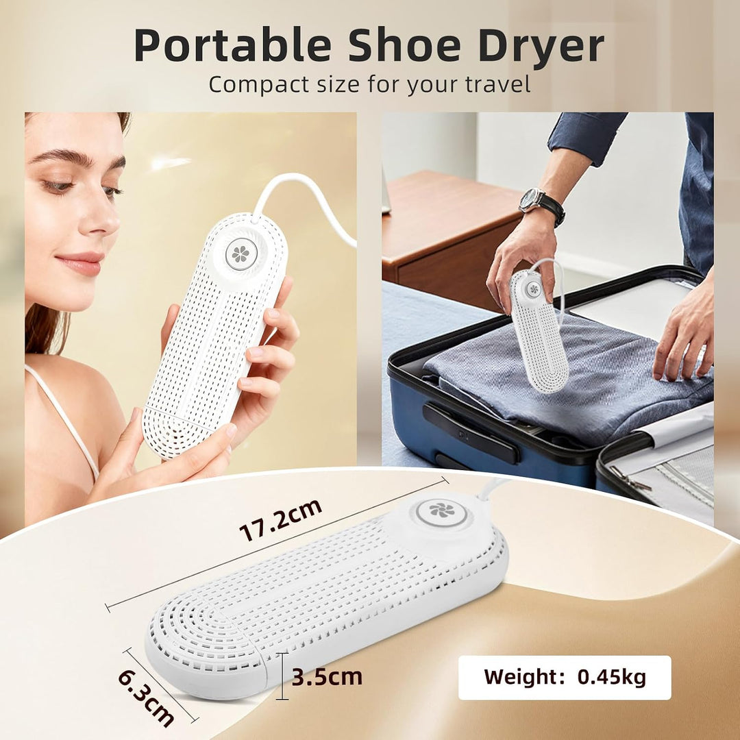 Schuhtrockner Elektrisch, Stiefeltrockner Schuh Stiefelwärmer mit Timer, Einziehbare Länge, Eingebau
