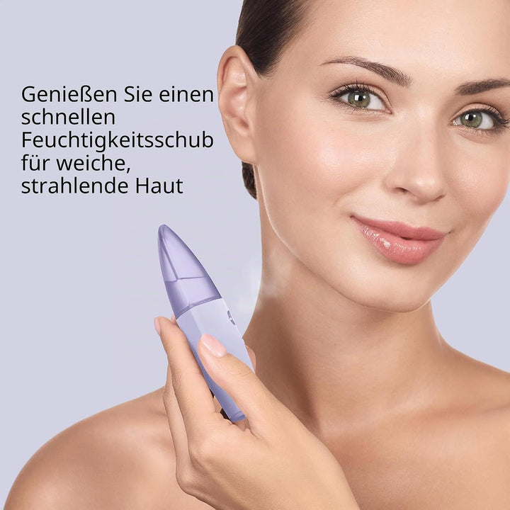 GESKE | SmartAppGuided™ Facial Hydration Refresher | 4 in 1 | Wasserzerstäuber | Gesichtsdampfer | W