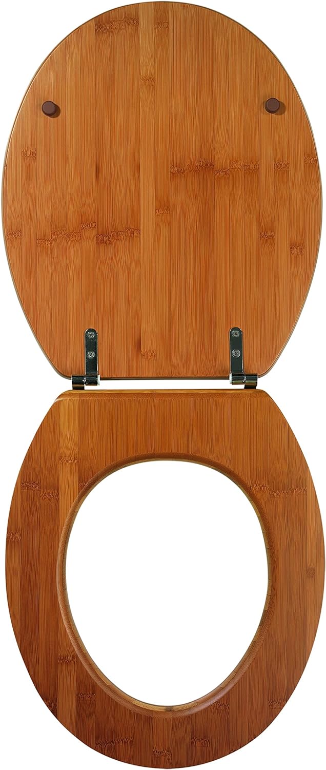 Wirquin 20719732 WC Deckel, Casual Line Bamboo Bambus, Natur