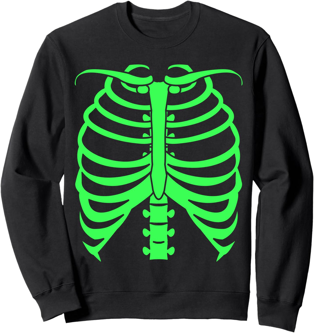 Skeleton Cheap Halloween Costume Sweatshirt