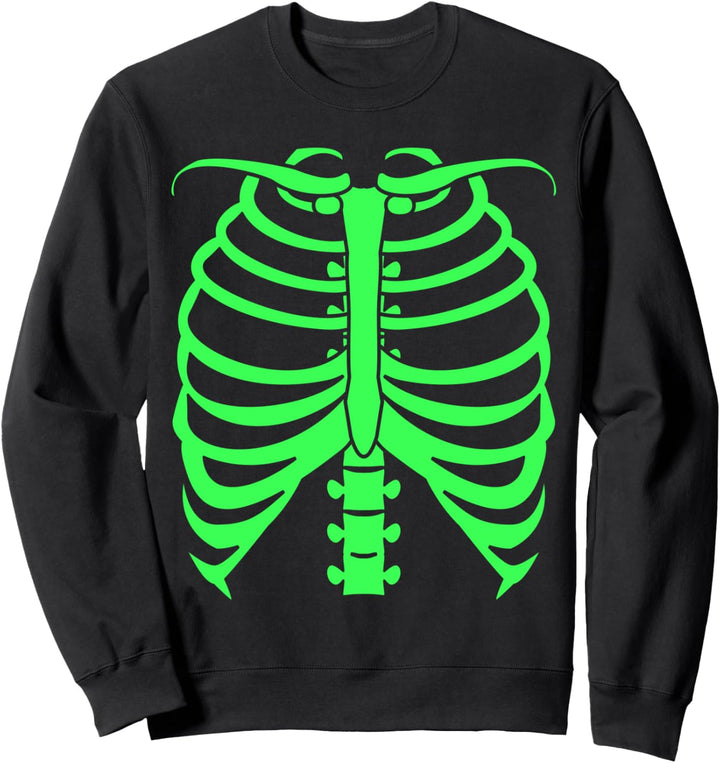 Skeleton Cheap Halloween Costume Sweatshirt