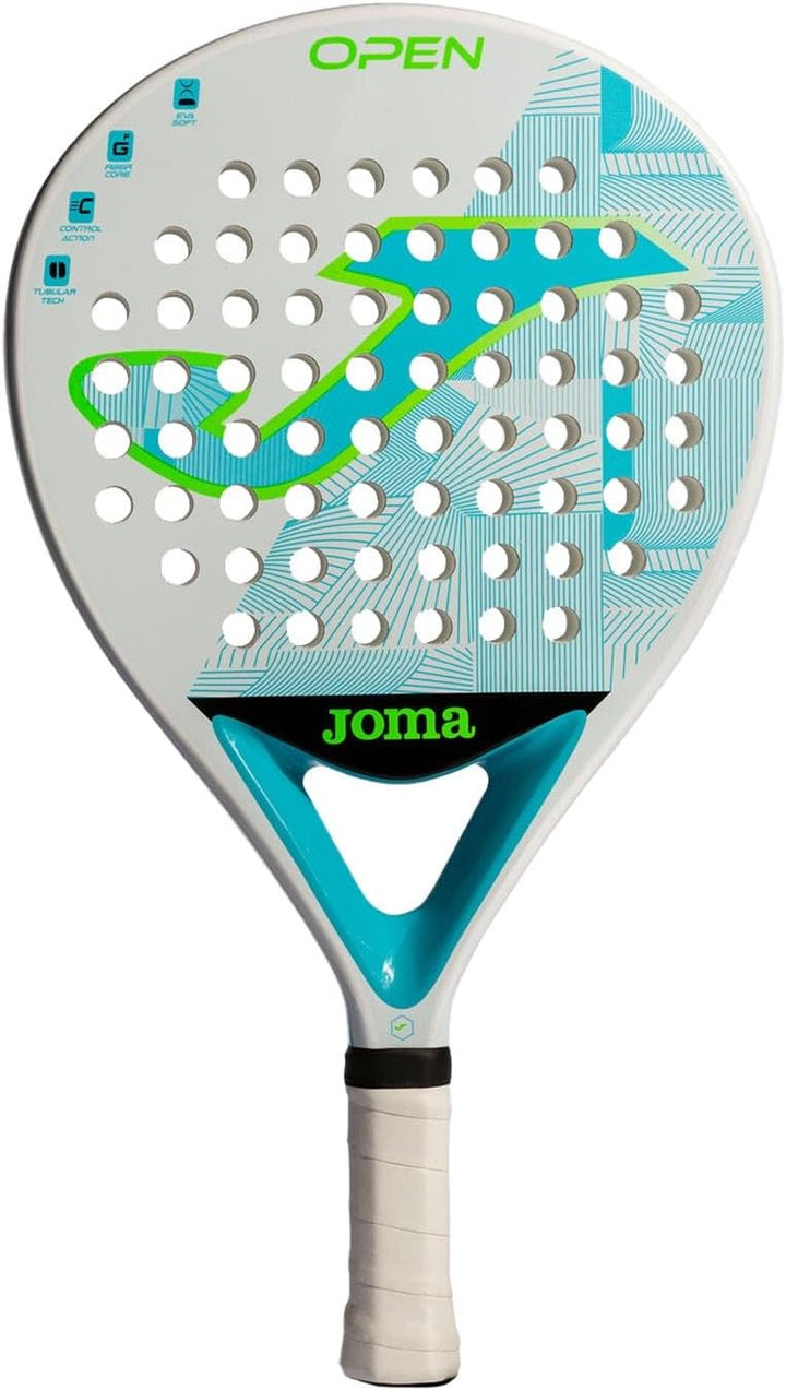 Joma Open Padel Racquet 400814-216, Unisex Paddle Rockets, White, One Size EU