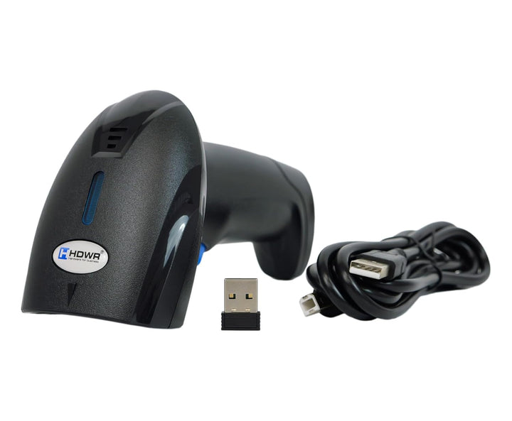 Barcode Scanner 1D Code, Wireless & USB, professioneller Handscanner kabellos & Barcodescanner USB z