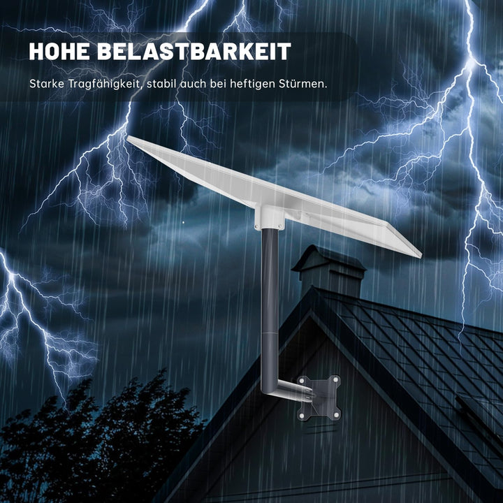 Gen 3 Wandhalterung für Starlink Standard V3 Dish, Lang Halterung Pole Mount für Starlink V3