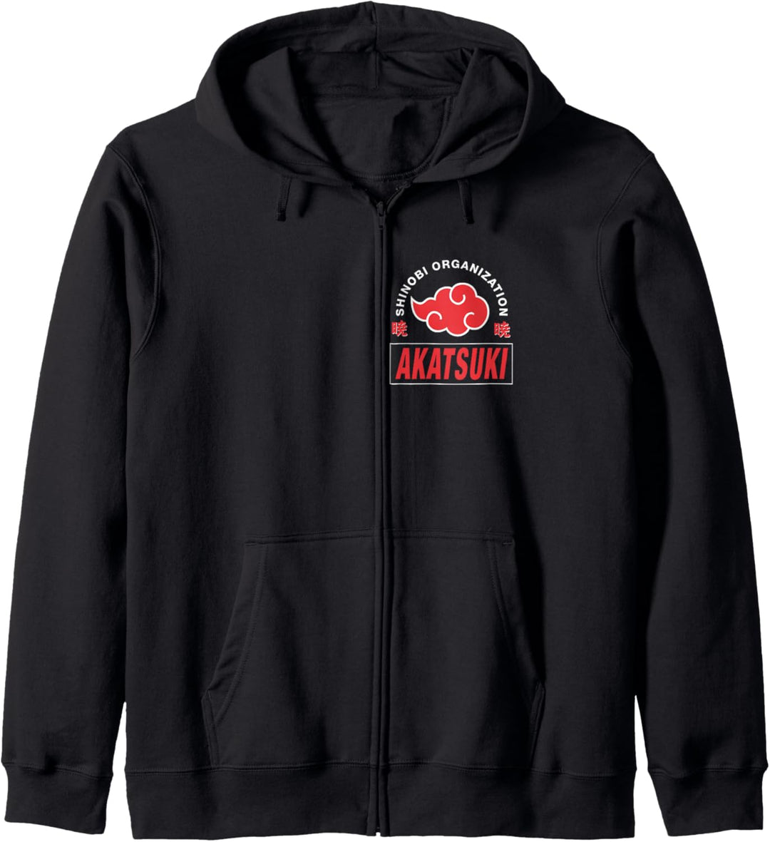 Naruto Shippuden Akatsuki Shinobi Organisation Kapuzenjacke