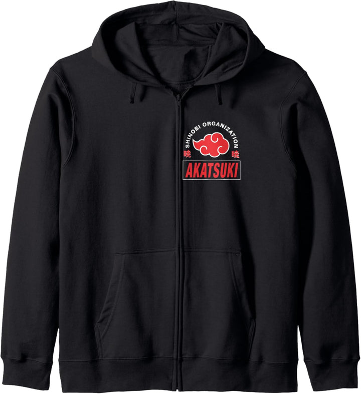 Naruto Shippuden Akatsuki Shinobi Organisation Kapuzenjacke