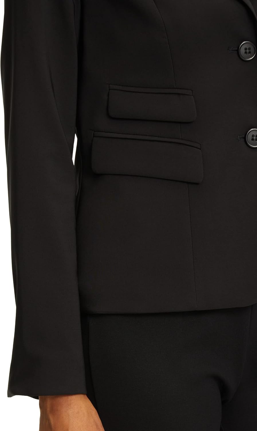Betty Barclay Damen Blazer-Jacke Langarm 46 Schwarz, 46 Schwarz