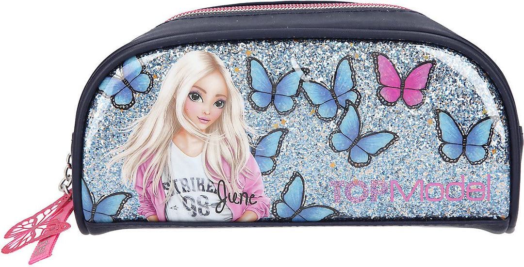 Depesche 11173 TOPModel Schlamper Mäppchen Butterfly Schmetterlinge glitzernd