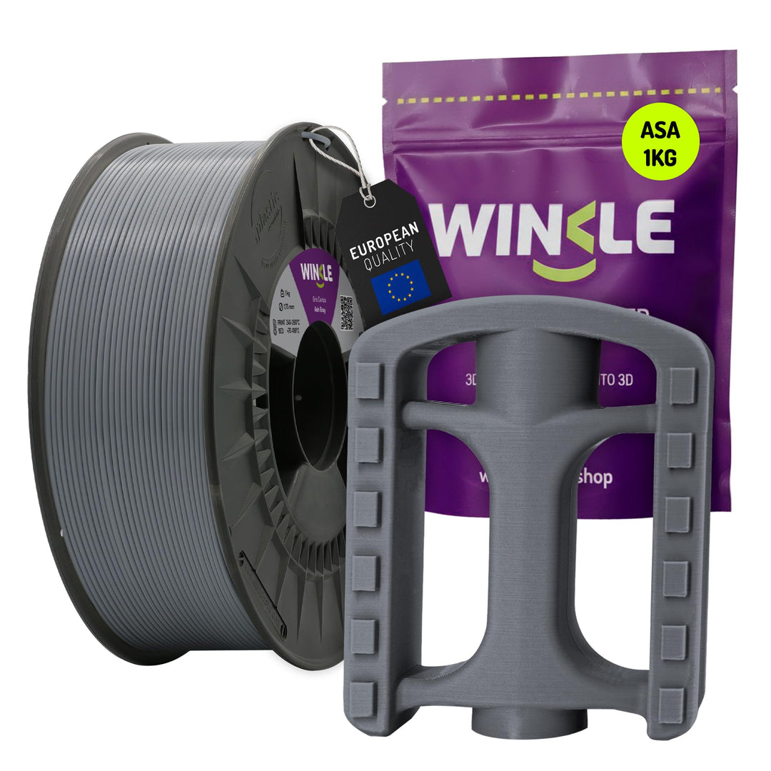 Winkle ASA Filament Aschegrau Griff 1,75 mm Filamentdruck 3D-Drucker 3D-Filament Farbe Aschegrau Spu