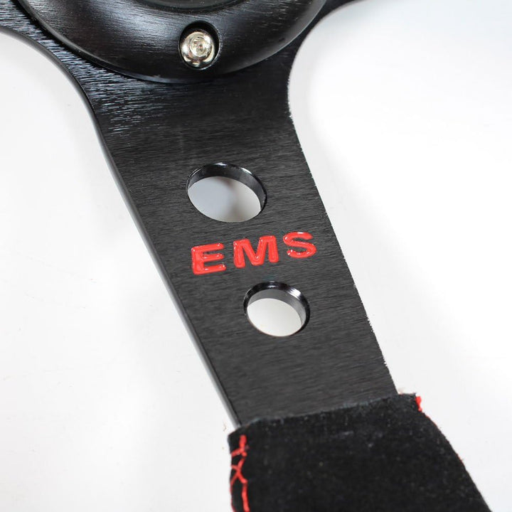 EMS Motorsport Wildleder Lenkrad 350mm 65mm Rallye Sportlenkrad