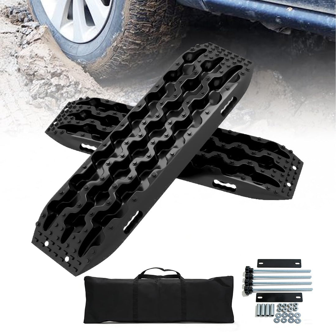 2 Stücke Sandbleche Sandboard SandbretterTraktionshilfe Anfahrhilfe Recovery Board Offroad Tracks Ge