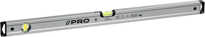 PRO600 Wasserwaage mit magneten 80cm Eloxiert - Die Härte 9 auf der Mohs Skala - Ergonomischen Profi