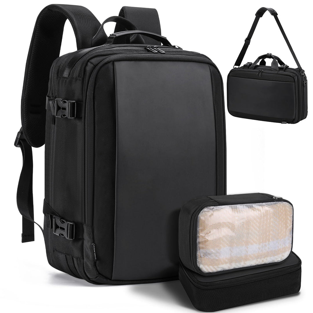 HOMIEE Rucksack für Reise, Kabine, gross, 40 l, Rucksack, Handgepäck, wasserdicht, erweiterbar, für