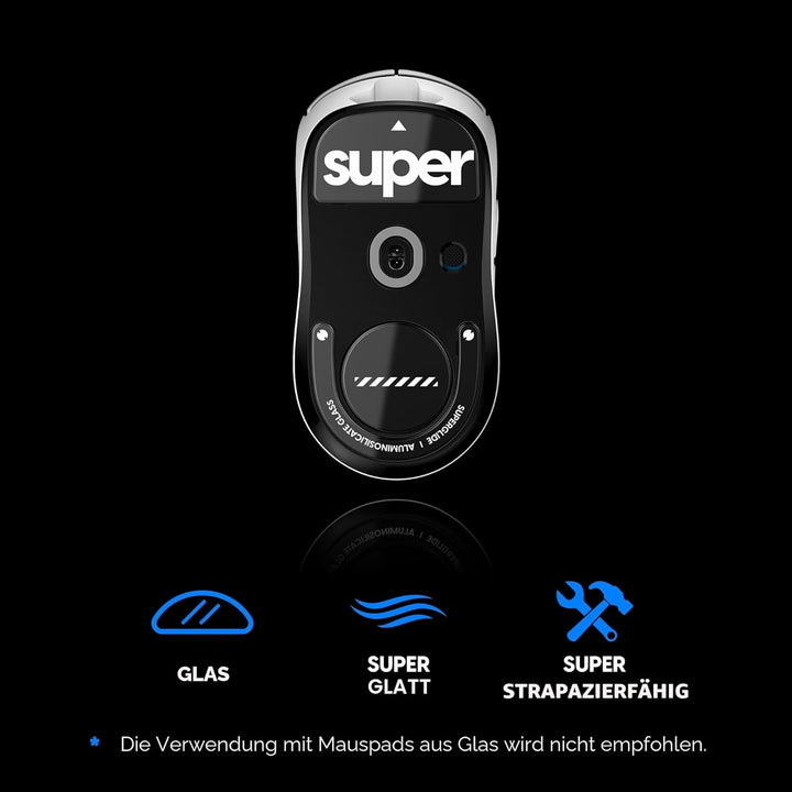Superglide2 Neue strukturierte Oberfläche mit kontrollierbarer Geschwindigkeit, Mausfüsse/Glasgleite