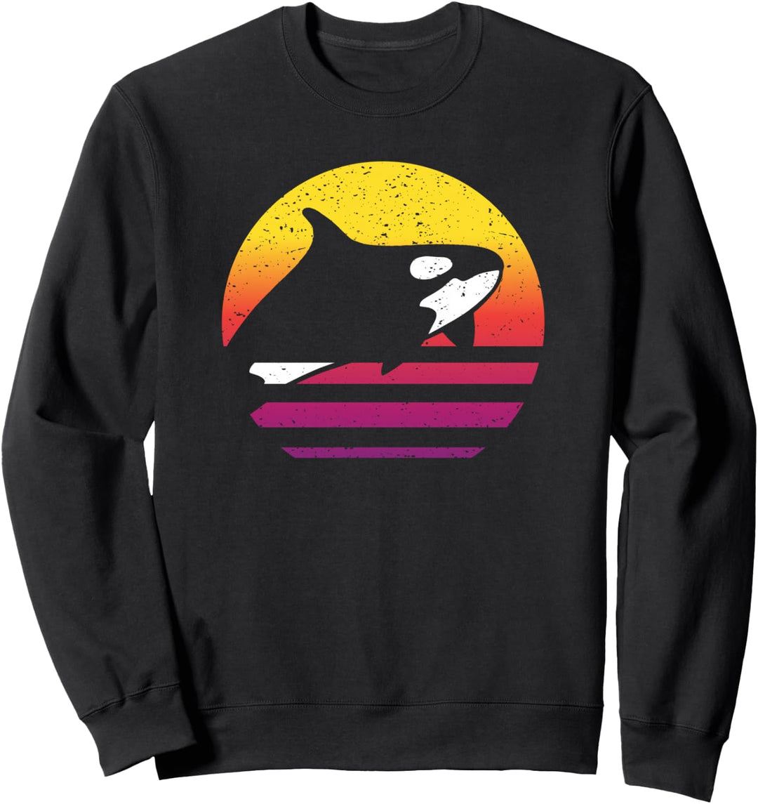 Orca Retro Style Vintage Sweatshirt