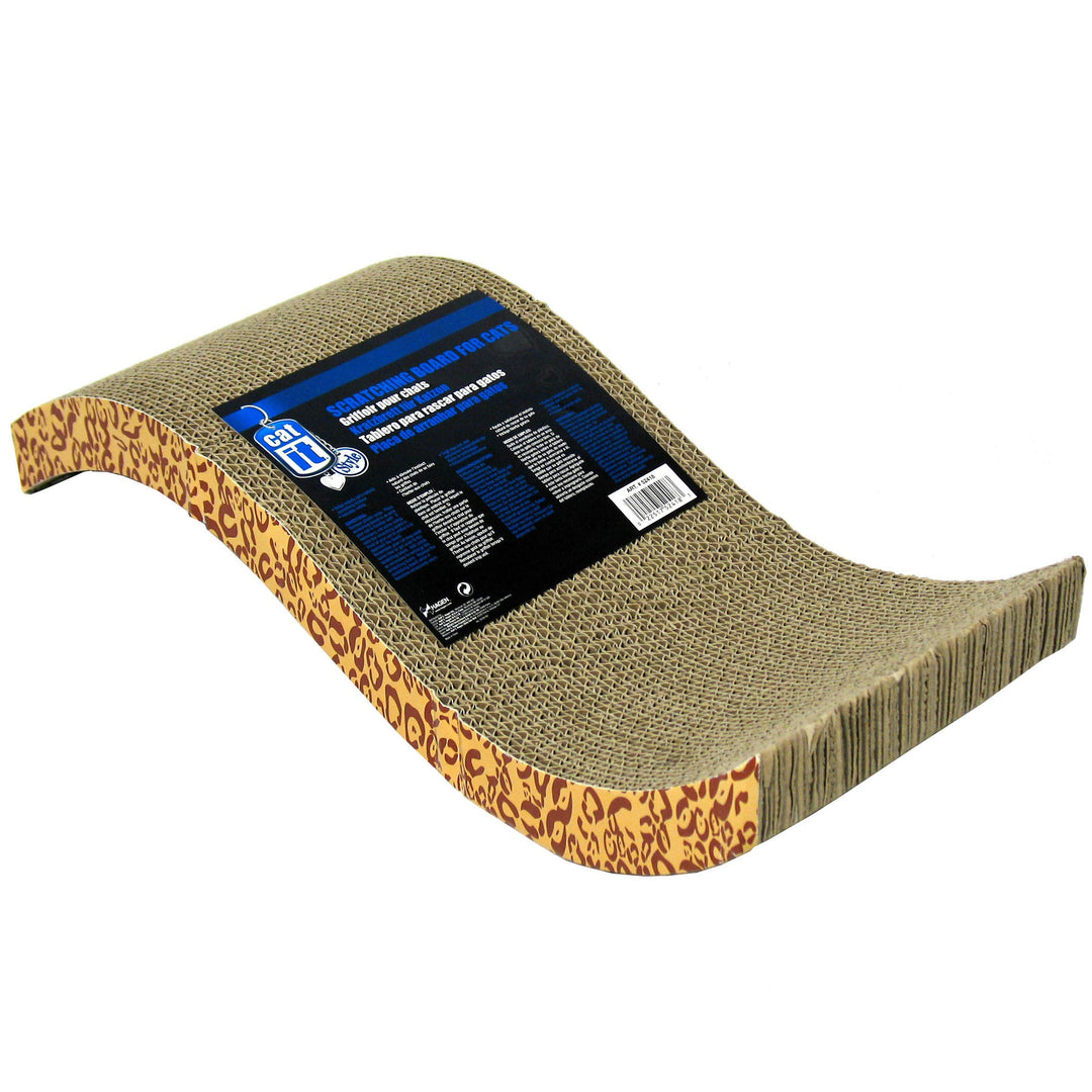 Catit Kratzpappe für Katzen, Kratzer in S-Form aus Pappe, mit Katzenminze klein-Chaise, klein-Chaise