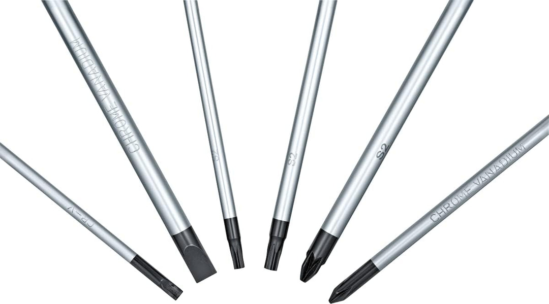 Bosch Professional Schraubendreher-Set, 6-teilig (inkl. Phillips, Schlitz, Torx und Pozidriv, in Kar