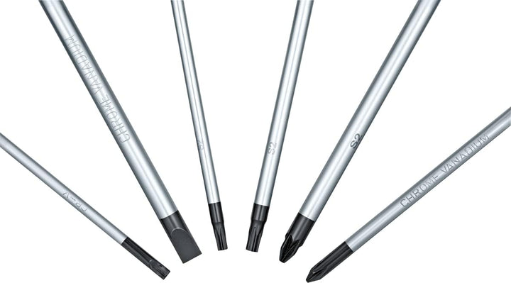 Bosch Professional Schraubendreher-Set, 6-teilig (inkl. Phillips, Schlitz, Torx und Pozidriv, in Kar