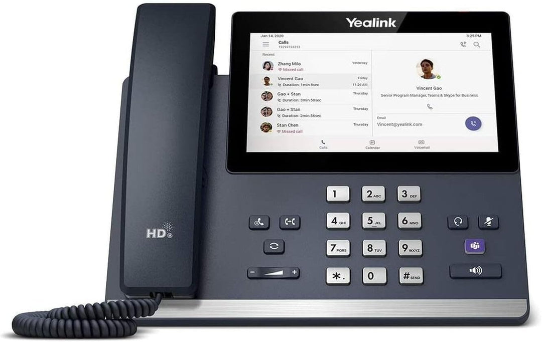 Yealink 1301193 SIP-MP56 Teams Edition VoIP-Telefon, schwarz MP56 Teams Single, MP56 Teams Single