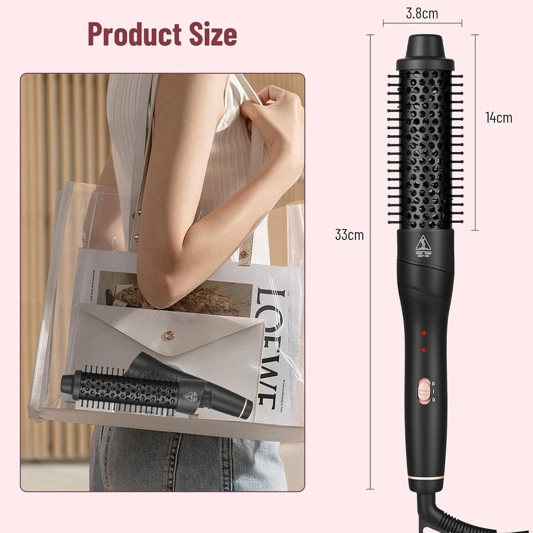 Thermal Brush, Lockenstab, Lockenbürste,38mm Thermobürste, Heisse Rundbürste für Blowout Express, Th