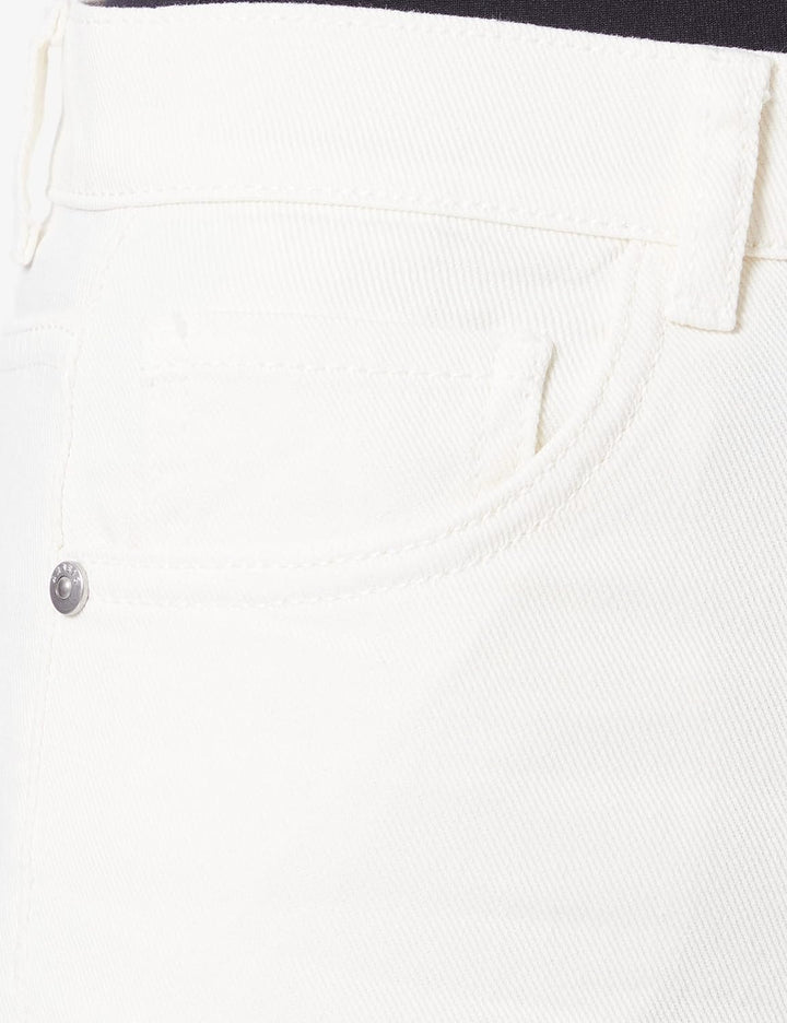 Sisley Damen Trousers 4ZN5LE00O Jeans, Creamy White Denim 10R, 33