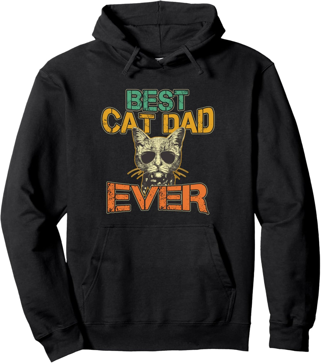 Cat Daddy Bester Katzenvater Ever Vatertag Pullover Hoodie