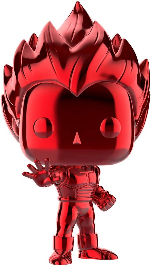 Funko POP! Animation: Dragon Ball Z - Super Saiyan Vegeta (Red Chrome) #154 - 2019 SDCC Shared Exclu