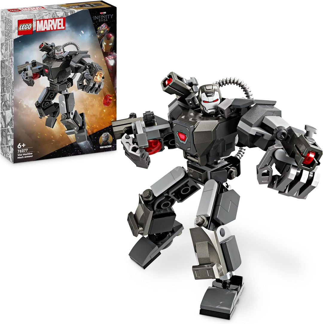 LEGO Marvel Spider-Man vs. Sandman: Showdown, Superhelden-Kampf-Spielzeug & Marvel War Machine Mech,