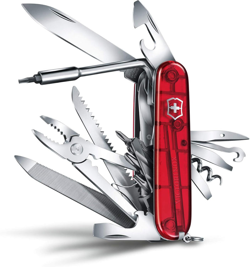 Victorinox Taschenmesser Cyber Tool L (39 Funktionen, Metallfeile, Bit-Schlüssel, Kugelschreiber, Za