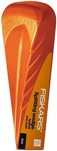 Fiskars Dreh-Spaltkeil, Für Kunststoffhammer, Gehärteter Stahl (geschmiedet), Orange, 1000600 Dreh-S