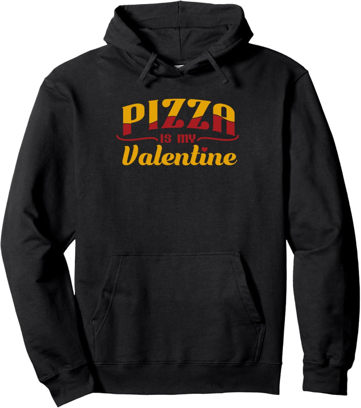 Pizza Valentinstag Pullover Hoodie