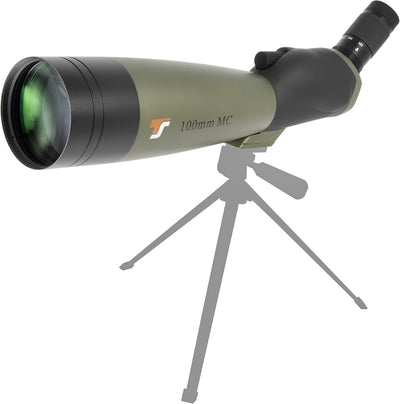 TS-Optics Tssp100z Zoom Spektiv 22-67x100mm BaK4 Prisma mehrfach voll vergütete Optik spritzwasserge