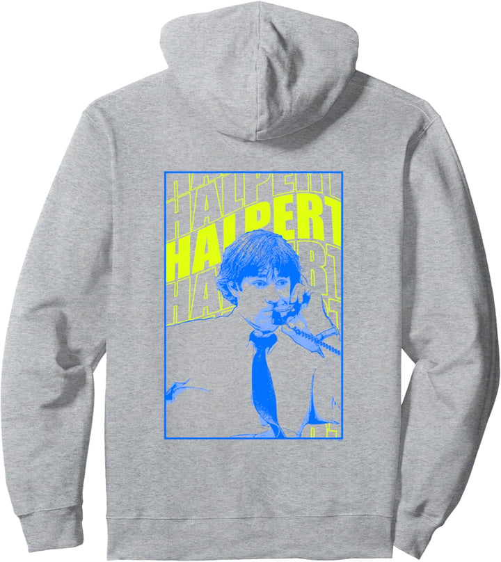 The Office Neon Jim Verzerrter Text Pullover Hoodie