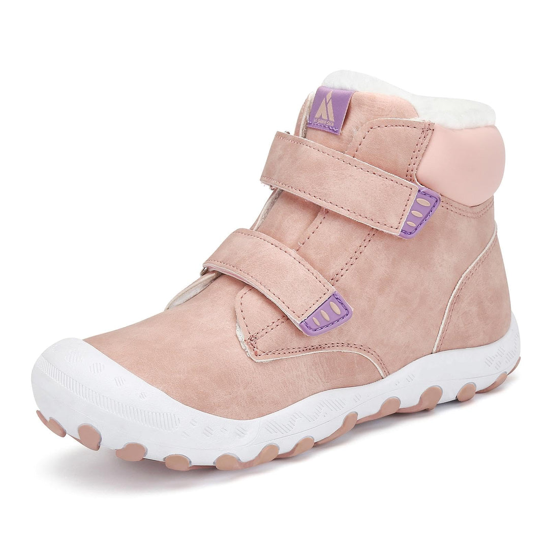 Mishansha Kinder Winterschuhe Warm Gefüttert Winterstiefel Jungen Mädchen Schneestiefel Outdoor Ruts