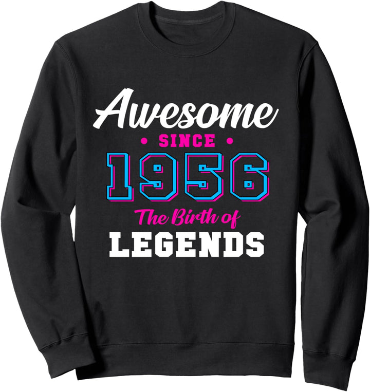 65. Geburtstagsgeschenk Awesome since 1956 65 Jahren Sweatshirt